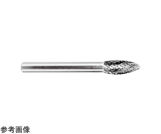 スーパーツール 超硬赤ちょうちん つら構え：楕円面型 b（粍）：19 l（粍）：41 L（粍）：85 シャンク径a（粍）：Φ6 SB51C04S