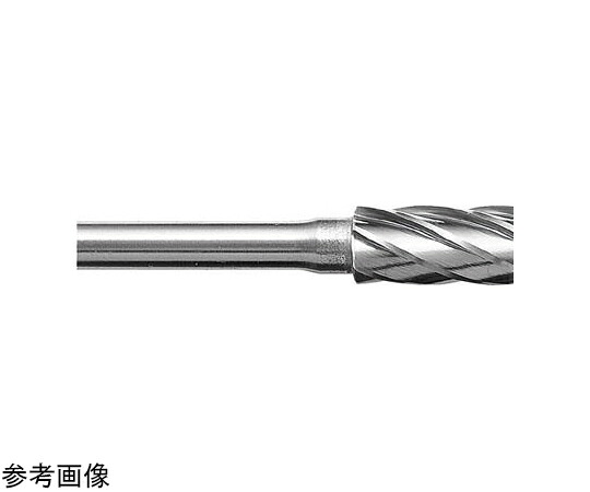 スーパーツール 超硬赤ちょうちん つら構え：円柱型 b（粍）：19 l（粍）：25 L（粍）：69 シャンク径a（粍）：Φ6 SB1C05SA