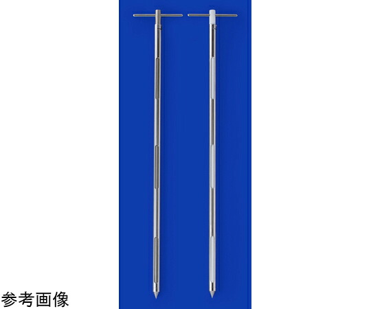 アズワン ポケットパウダーサンプラースタンダードタイプ 3ポケット アルミニウム製 88cmL 25mL OB53171085