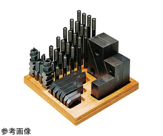 スーパーツール ステップクランプキット 速見表拡張スロット（粍）：18 スタッドボルト：M16 仕かける質量（kg）：11.75 S1816CK その他-医薬品・コンタクト・介護-治療機器