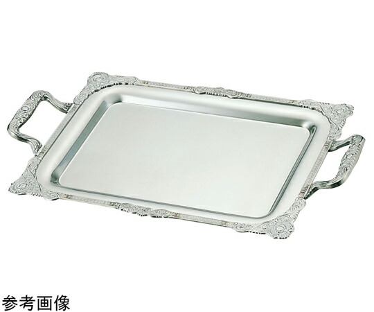 アズワン SW 18-8ローズ角盆 22インチ（手付）