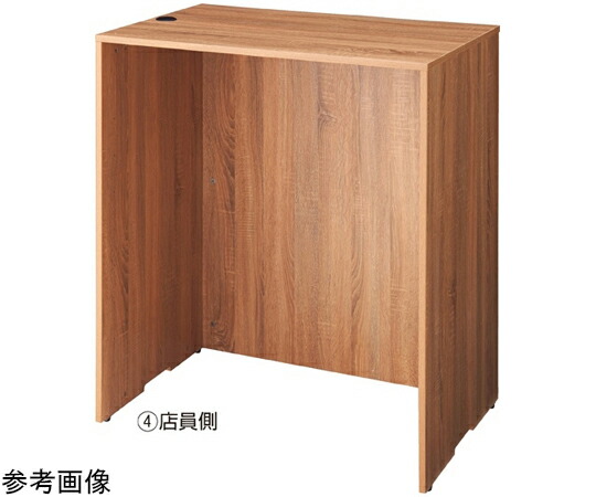 アズワンカタログ生産品 木製ご機嫌カウンタ H100珊 W90珊 ラスティック柄 入数:1台 61-427-42-4