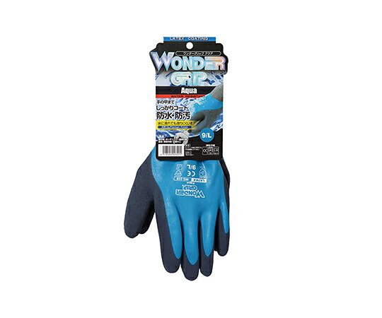 ユニワールド WONDER GRIP アクア M 1箱(10双入) 入数:1箱(10双入) WG318-M