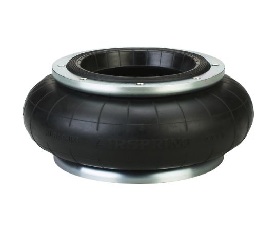 倉敷化工 空気ばね プレート付（上配管）全ストローク25mm 入数:1個 PSB-1-70P