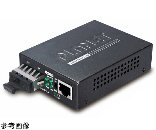 PLANET Technology メディアコンバータ RJ45（1000BASE-T）⇔SCシングルモード（1000BASE-LX） 入数:1台 GT-802S