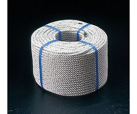 エスコ 10mmx100m ナイロンロープ(三つ打ち) 入数:1巻 EA628TB-102
