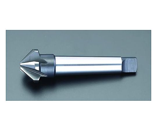 エスコ 50粍 ｶｳﾝﾀｰｼﾝｸ(5枚刃・MT-3 ﾃｰﾊﾟｰ・Co HSS) 入数:1本 EA827HR-50