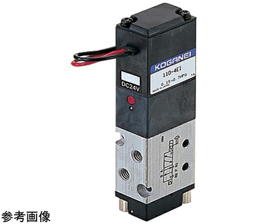 コガネイ 110形電磁弁 入数:1個 A110-4E2-83-L/DC24V