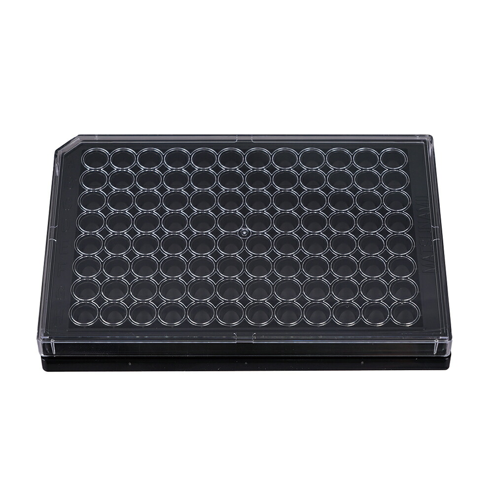 マツナミ 96ウェルガラスボトムプレート ノンコート 1箱（10枚入） 入数:1箱(10枚入) GP96000