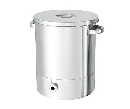 MONOVATE（旧：日東金属工業） 底部勾配型ステンレス容器 ストック蓋付 45L 入数:1個 KTT-ST-39