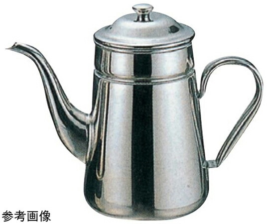 アズワンカタログ製品 18-8 コーヒーポット細口 3000cc 入数:1個 #16