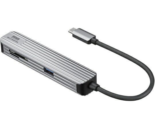 サンワサプライ USB Type-Cマルチうつり変わりアダプター（HDMI+歌留多愛読者付） 入数:1仕掛ける USB-3TCHC5S