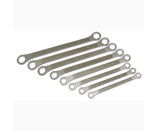 江東産業 超薄型メガネレンチ8本セット 1セット(8本入) LW-8140
