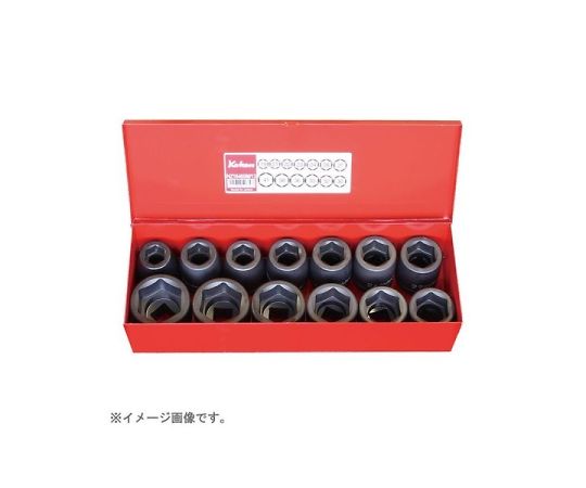山下工研 3/4インチ（19mm）インパクト6角ソケットセット 11pc 1セット(11個入) 16201A-01