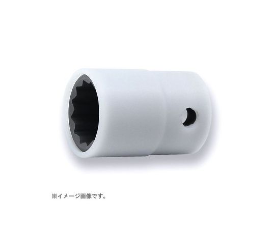 山下工研 1/2インチ（12.7mm）12角インダストリアルソケット 10mm 1個 24405M-10FR