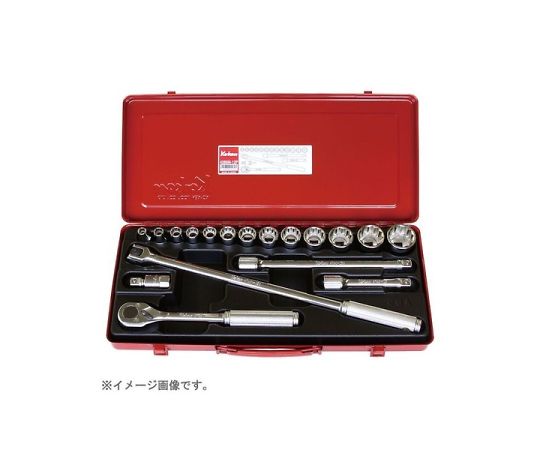 山下工研 1/2in（12.7粍）ソケット書き割り 18pc 1書き割り(18個入) 4289M