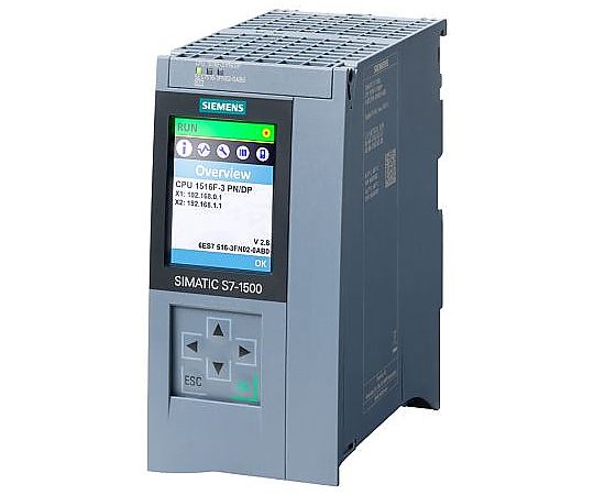 Siemens PLC (プログラマブルロジックコントローラ) Siemens PLC（CPUユニット）ユニット シリーズ名：SIMATIC S7-1500F 1個 6ES7516-3FP03-0AB0