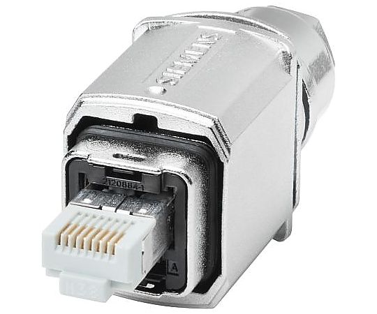 Siemens イーサネットコネクタ Siemens イーサネットコネクタ プラグ RJ45コネクタ ケーブルマウント Cat6a 1個 6GK19011BB216AA0