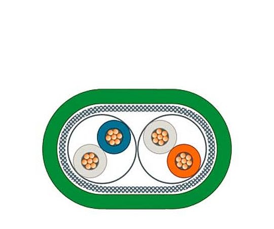 Siemens イーサネットケーブル Siemens イーサネットケーブル 10m 緑 銅線束 プラスチックラミネートアルミホイル 1個 6XV18502LN10