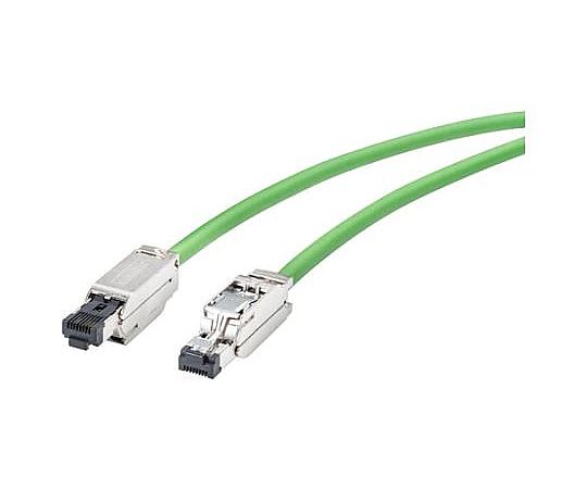 Siemens イーサネットケーブル Siemens イーサネットケーブル, 20m, 緑, 編組のスズめっき銅ワイヤ遮蔽付きアルミホイル 1個 6XV1878-5BN20