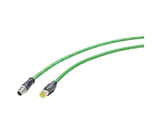 Siemens イーサネットケーブル Siemens イーサネットケーブル, 1.5m, 緑, 編組のスズめっき銅ワイヤ遮蔽付きアルミホイル 1個 6XV1878-5TH15