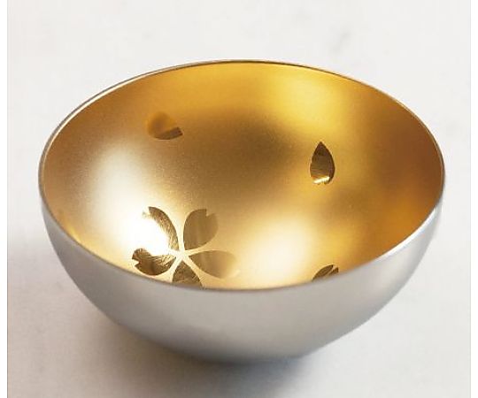 アズワンカタログ生産品 ゆれるお猪口 しゅってんころりん 70mL ゴールド 1個 447153