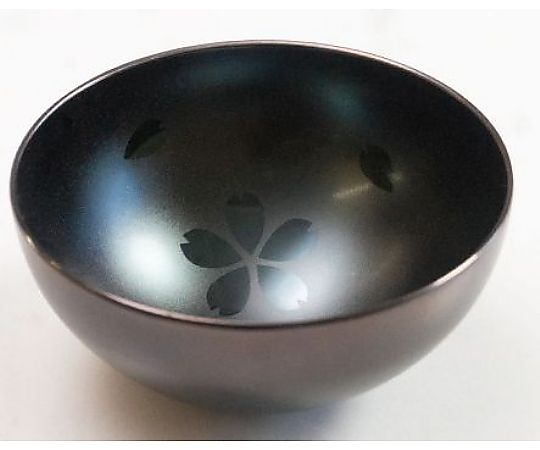 アズワンカタログ生産品 ゆれるお猪口 しゅってんころりん 70mL 黒いことゴールド 1個 447155