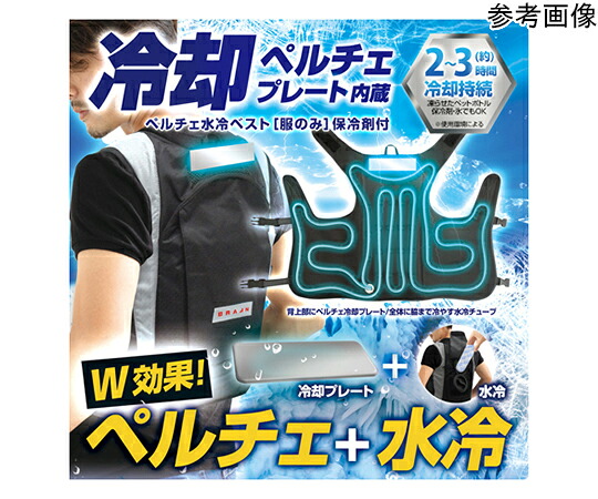 ブレイン ペルチェ水冷ベスト[服のみ] 保冷剤2個サービスで付属 【特大サイズ】 1着 BR-871-2-1