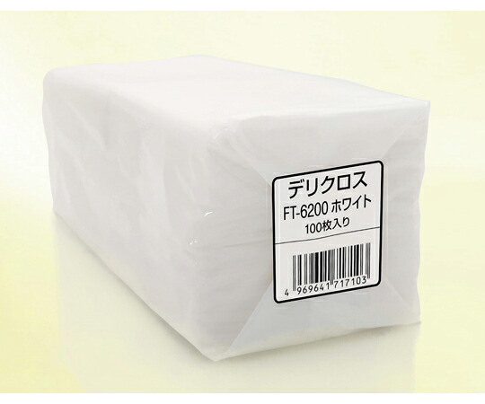 東京メディカル デリクロス ホワイト 20×20cm 1ケース(100枚×40袋入) 1ケース(100枚×40袋入) FT-6200