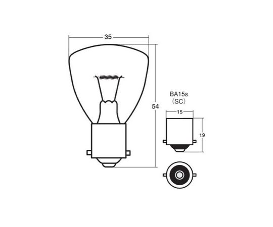 スタンレー電気 つばなしシングル球 24V40W /入数：1箱（10個入り） 1箱(10個入) A5086M