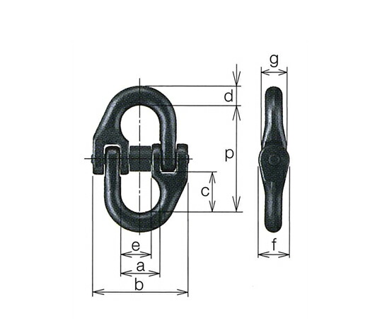 KITO チェンスリング100（カナグ部材） 1個 HC3160 医薬品・コンタクト・介護-治療機器