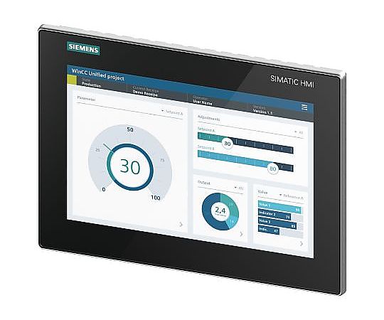 Siemens HMIディスプレイ Siemens HMIパネル サイズ：12.1インチ, SIMATICシリーズ IP20、IP65 1個 6AV2128-3MB06-0AX1
