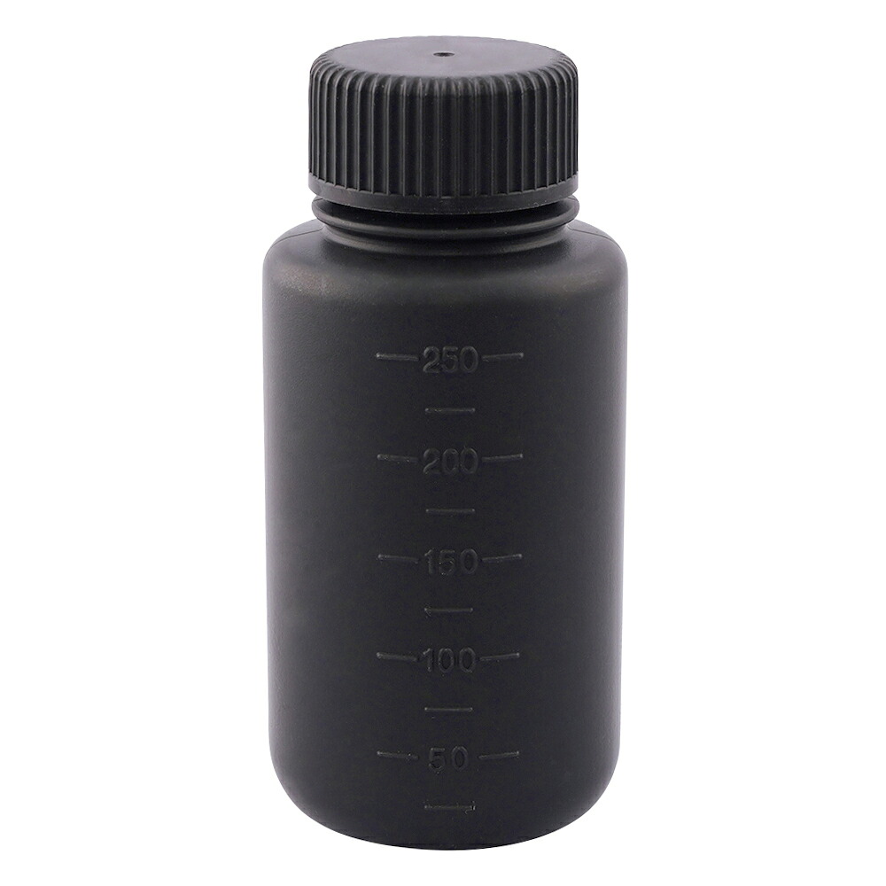 ニッコー・ハンセン フッ素ガスコーティング容器(遮光)250mL 1ケース(200本入) 1ケース(200本入) JFWB-250