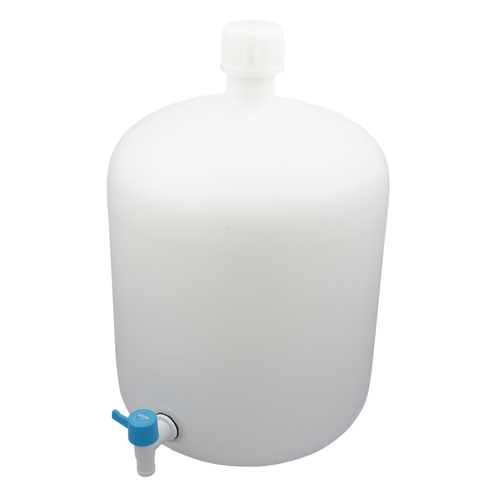 ニッコー・ハンセン レバーコック付瓶 細口丸型 20L 1ケース（6個入） 1ケース(6個入) 1035-06