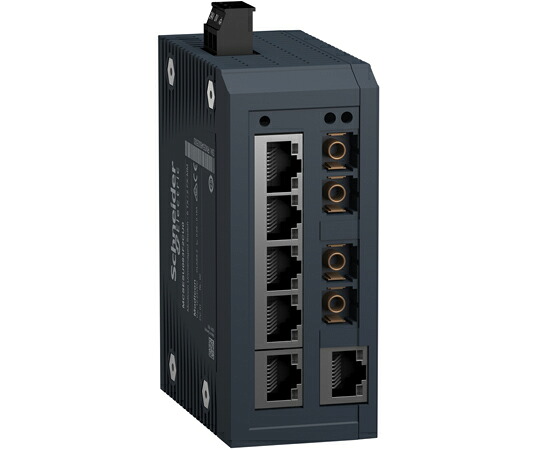 シュナイダーエレクトリック 産業用イーサネットスイッチ Modicon スタンダード アンマネージド スイッチ 1個 MCSESU083F2CU0