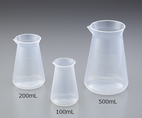 ニッコー・ハンセン TPXコニカルビーカー 200mL 1ケース（50個入） 1ケース(50個入) 3027-03
