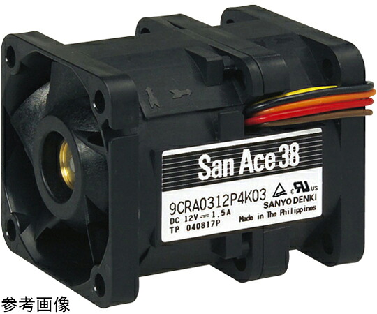山洋電気 気違い原動機 SanAce DC二重引っくり返る気違い PWM抑えつける役立つことあり 肋筋なし パルスセンサ □60粍 1個 9CRA0612P6K001