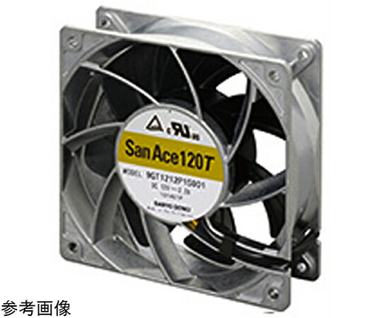 山洋電気 ファンモータ SanAce DC耐温ファン PWMコントロール機能あり リブなし パルスセンサ □120mm 1個 9GT1224P1S001