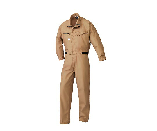 山田辰 Auto-Bi 空調設備つなぎ服 9850番011 カーキ（旧K2）3L 1着 9850-011-3l