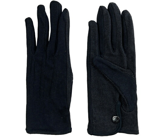 ウインセス 礼装用手袋 黒 綿 ホック 滑り止め付き M 1袋(12双入) 1袋(12双入) 5001H-BK-M-12P