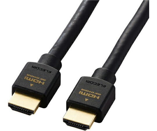 エレコム HDMIケーブル HDMI2.1 ウルトラハイスピード 3.0m ブラック 1本 CAC-HD21E30BK2