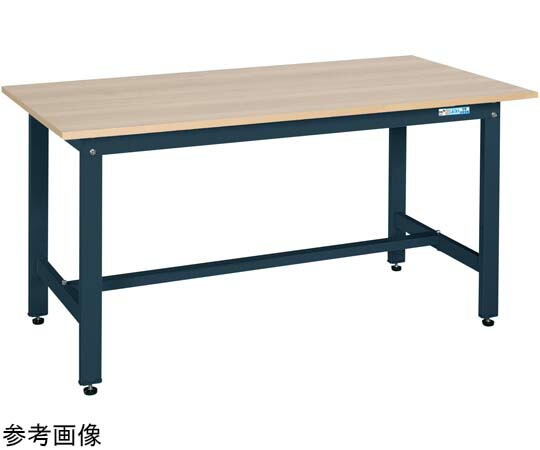サカエ 軽量作業台（KKタイプ/耐荷重350kg/木目メラミン天板/H740/固定式） 1800×600×740mm 1台 KK-68MKD