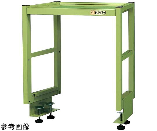 サカエ 作業台用簡易架台（奥行タイプ/H450/棚板1段仕様） 600×300×450mm 1台 KT-061K 21,082円