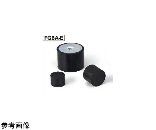 鍋屋バイテック 防振ゴム ゴムバンパ(片側めねじ) FGBA-E/FGBAS-E 1個 FGBA-100-60-M16-E-55