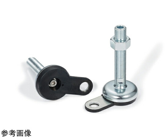 鍋屋バイテック レベリングアジャスタ（おねじ） アンカー固定タイプ 六角穴つき FNAM-U 1個 FNAM-100-M16-75-A1-U