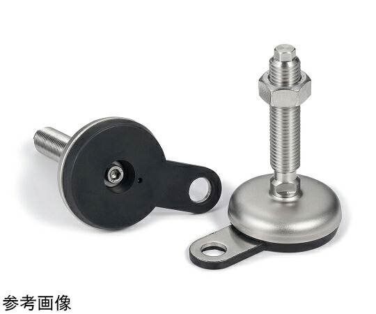 鍋屋バイテック レベリングアジャスタ（おねじ） 船がかりくっ付ける印字機 六角頭つき FNAMS-V 1個 FNAMS-60-M16-75-B1-V