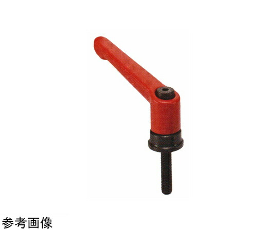 鍋屋バイテック パワークランプレバー（おねじ） LDBM 1個 LDBM-6-27-RD