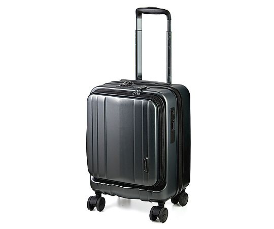 ウノフク BAGGEX サイレス キャリーケース 縦型 S ブラック 1個 05-5209-10