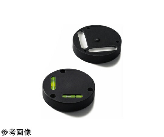 鍋屋バイテック 水平器 ホルダつき二軸水平器 アジャスタブルタイプ FSLH-AB 1個 FSLH-62-G-50-AB-BK