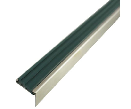 日中製作所 ノンスリップ タイヤ付 グリーン 穴あき 1000mm 1本 D100-1H-3
